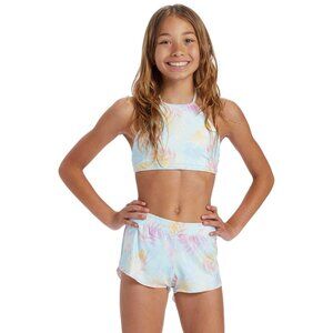 NWT Billabong Tropical Swim Set Girls 8-10